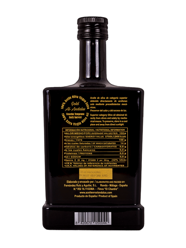 Aceite Oro Al-Andalus - Aceite de Oliva Virgen Extra de Ronda